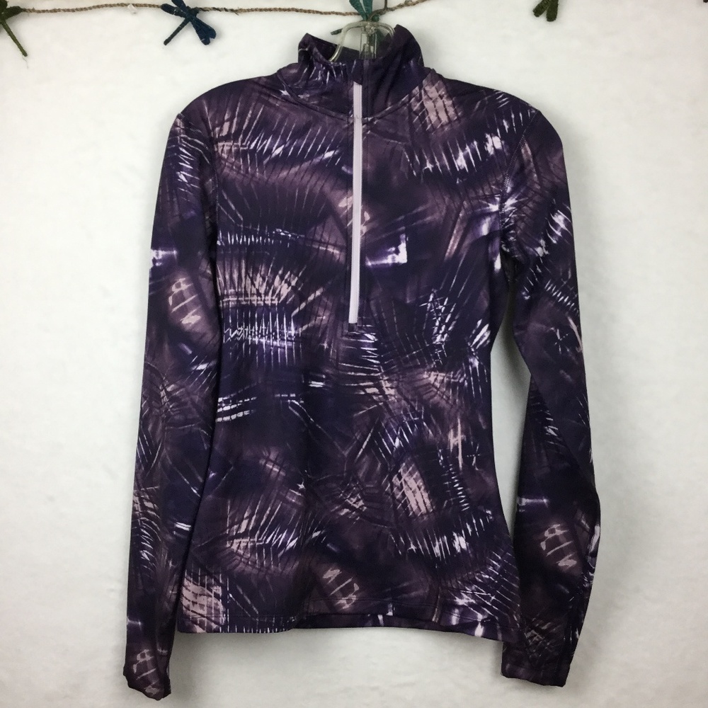 Nike Dri Fit Purple Dynasty Pro Half Zip Pullover women's Small